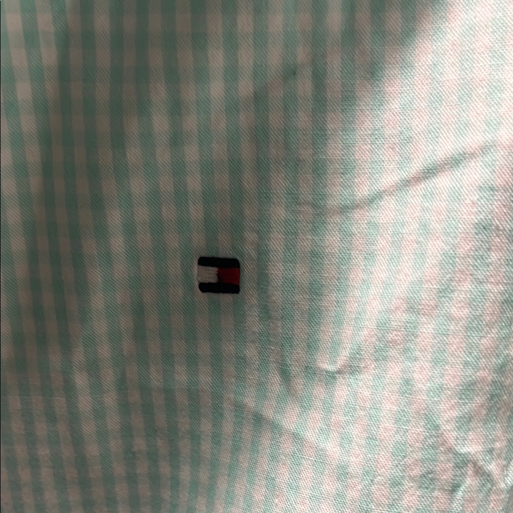 Tommy Hilfiger Green Casual Button Down Shirt - Picture 4 of 6